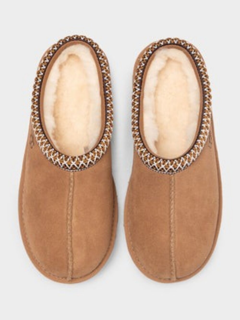 UGG Kids Chestnut Suede Slip-On Clog
